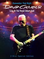 David Gilmour - Remember That Night - Live At The Royal Albert Hall (2007) - 2 DVD Special Edition Box Set
