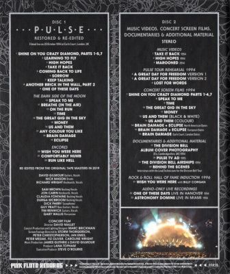 Pink Floyd - Pulse (1994) - 2 DVD